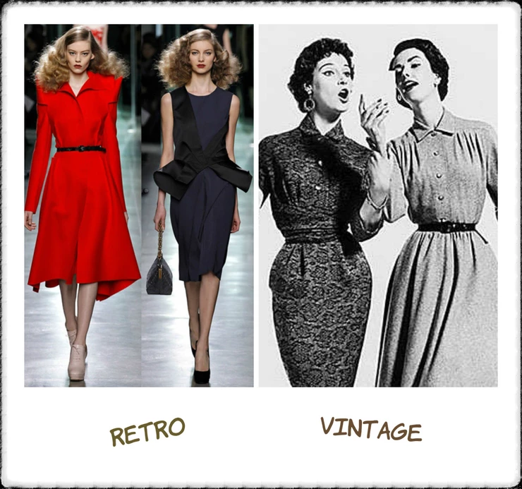 Retro y vintage… dos estilos de moda diferentes!